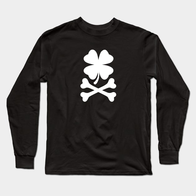 SHAMROCK AND CROSSBONES Long Sleeve T-Shirt by ANDCROSSBONES